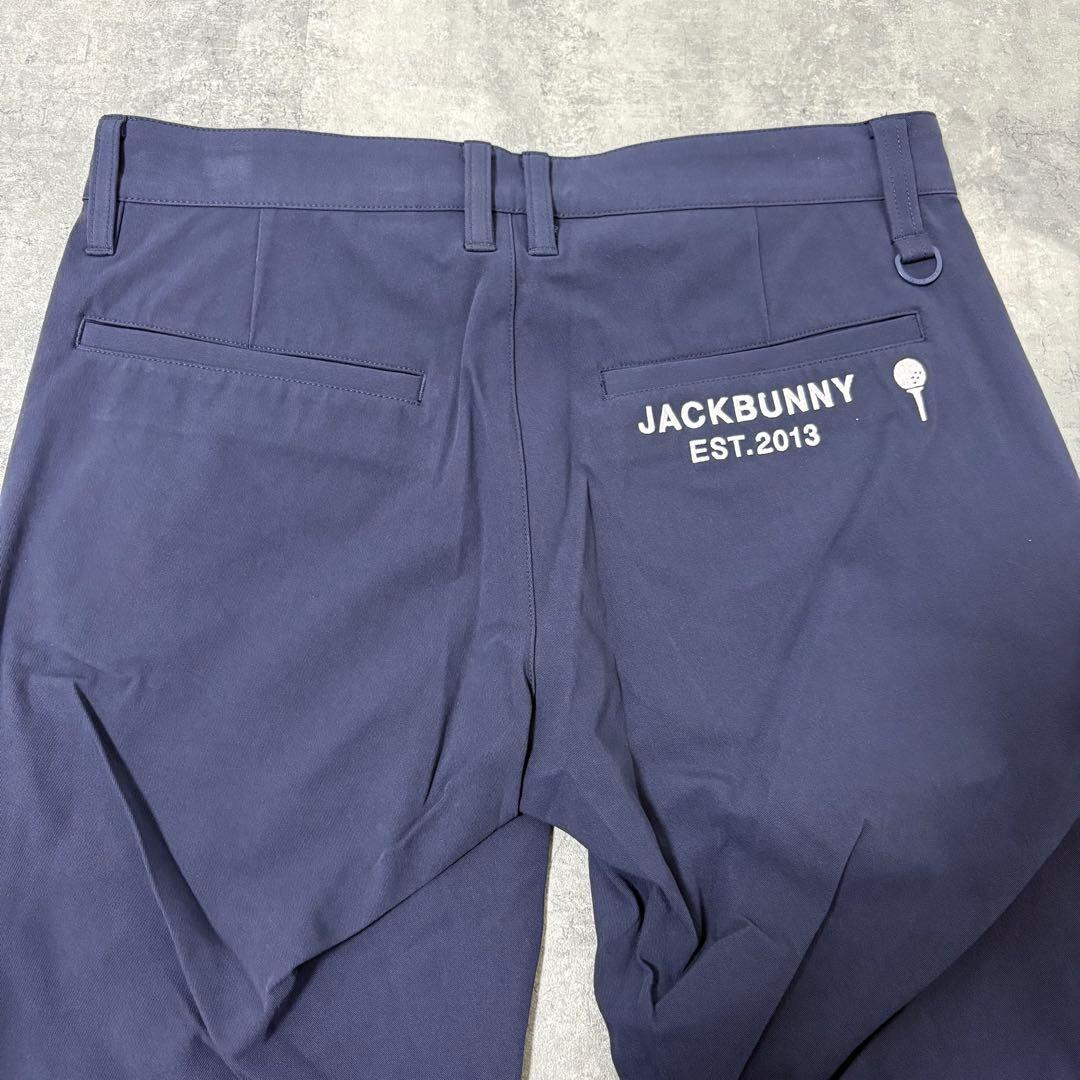 【新品】ジャックバニー　ストレッチパンツ　Mサイズ　ネイビー　ティーマーク