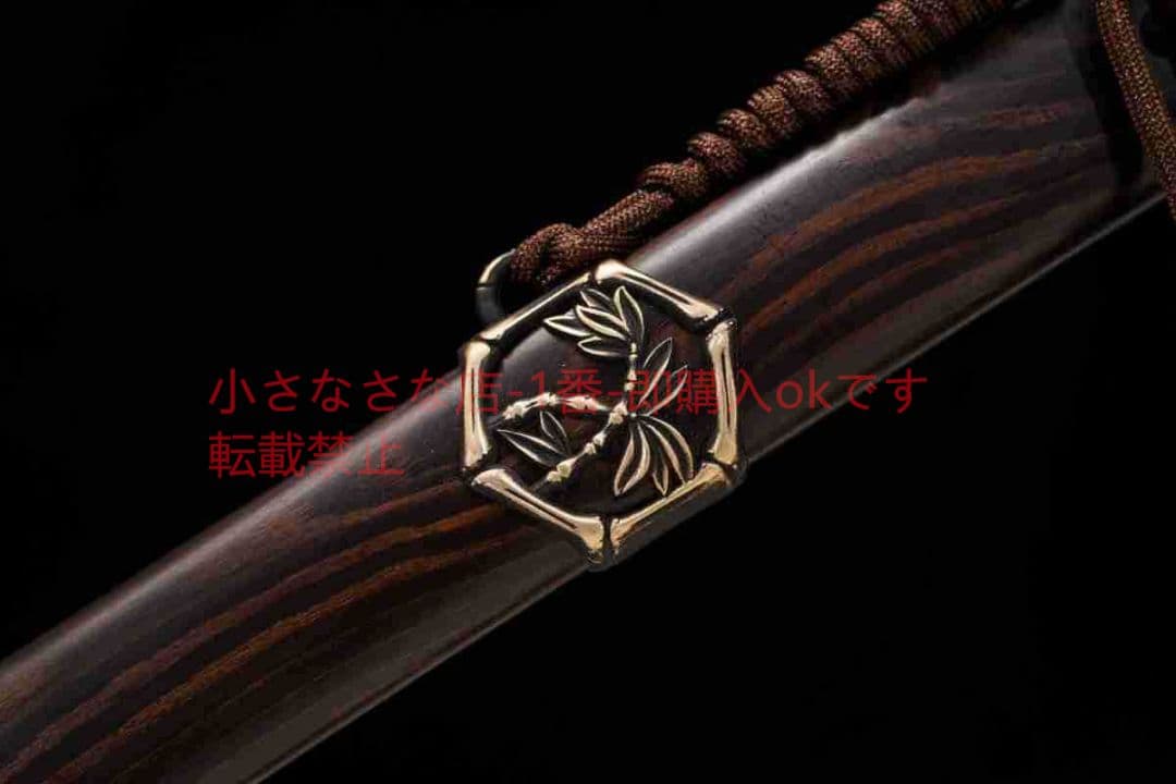 ポリ福漢剣百錬模様鋼  古兵器 武具 刀装具 日本刀 模造刀 居合刀