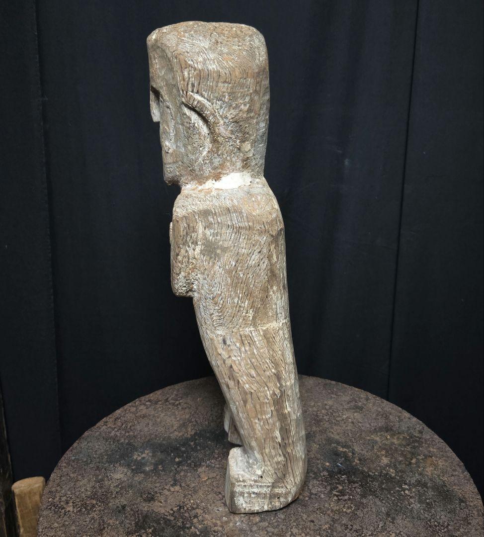 大特価！ネパール？祈りの像？彫像木彫り像プリミティブアート　プタリ？