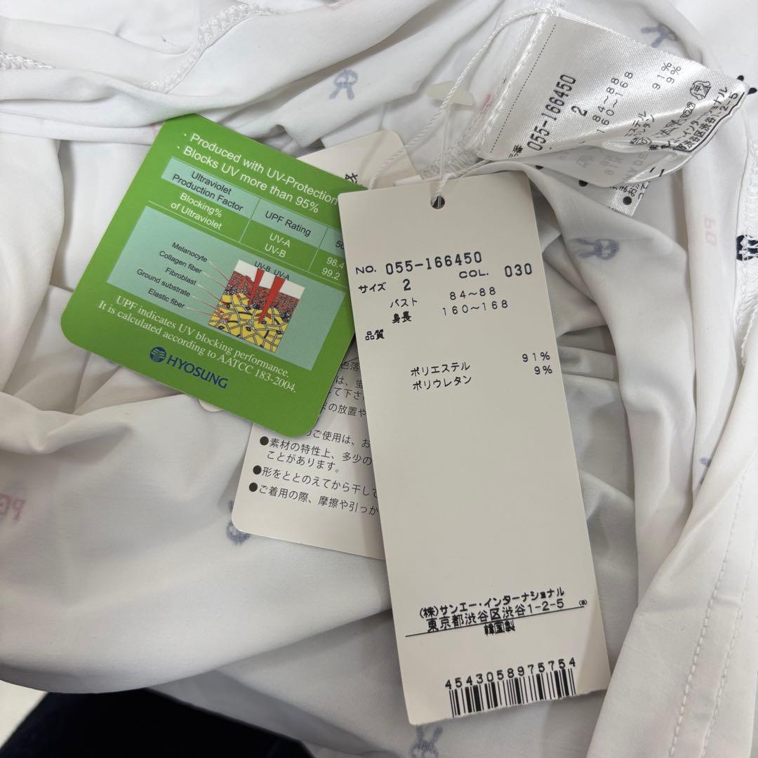 ★新品★ PEARLY GATES ゴルフウェア askin モックネック 白