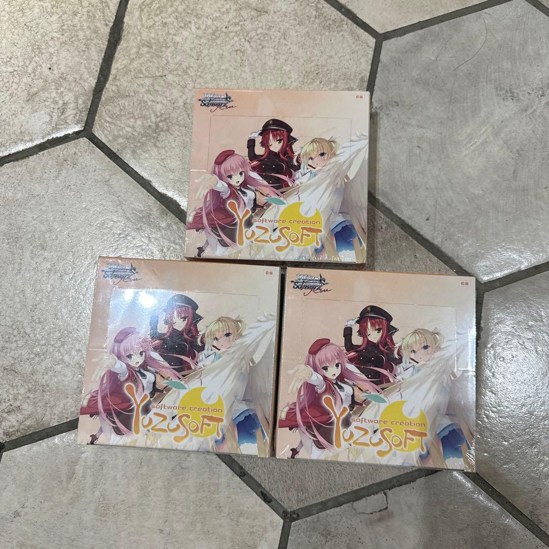 ヴァイスシュヴァルツ　ロゼ　ゆずソフト　3BOX ボックス　未開封
