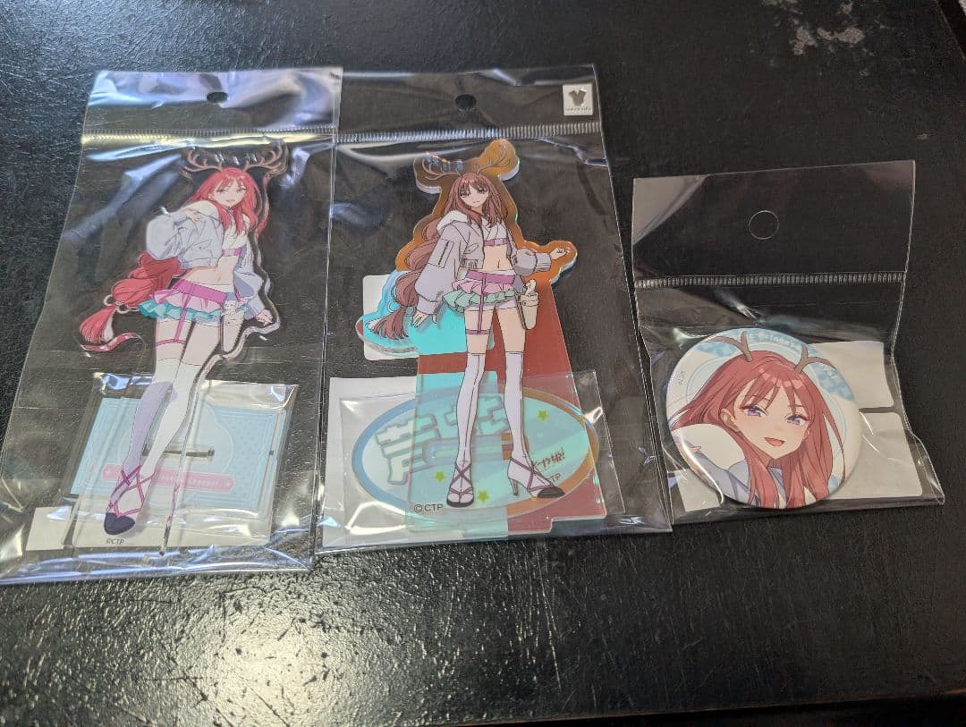 超かぐや姫！ 綾紬芦花 オーロラアクリルスタンド　アクリルスタンド　缶バッチ