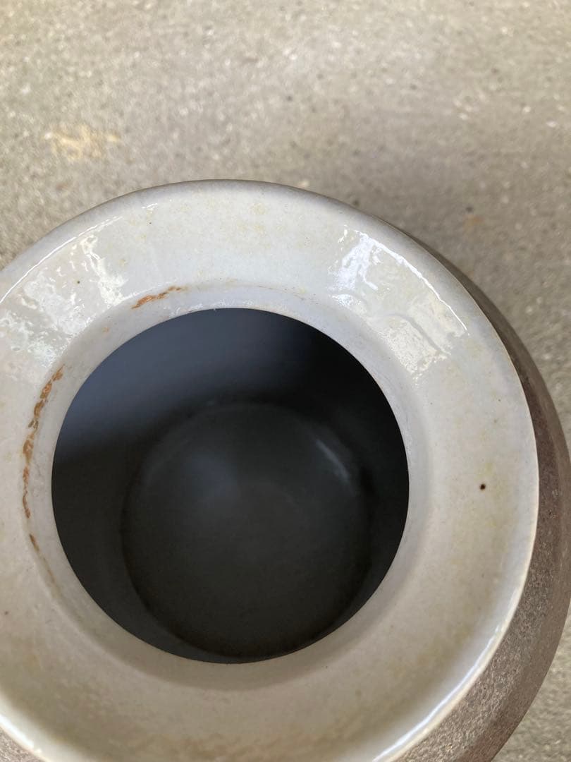 希少　年代物　インテリア　レトロ美術品　壺　徳利　樽　食料保存容器