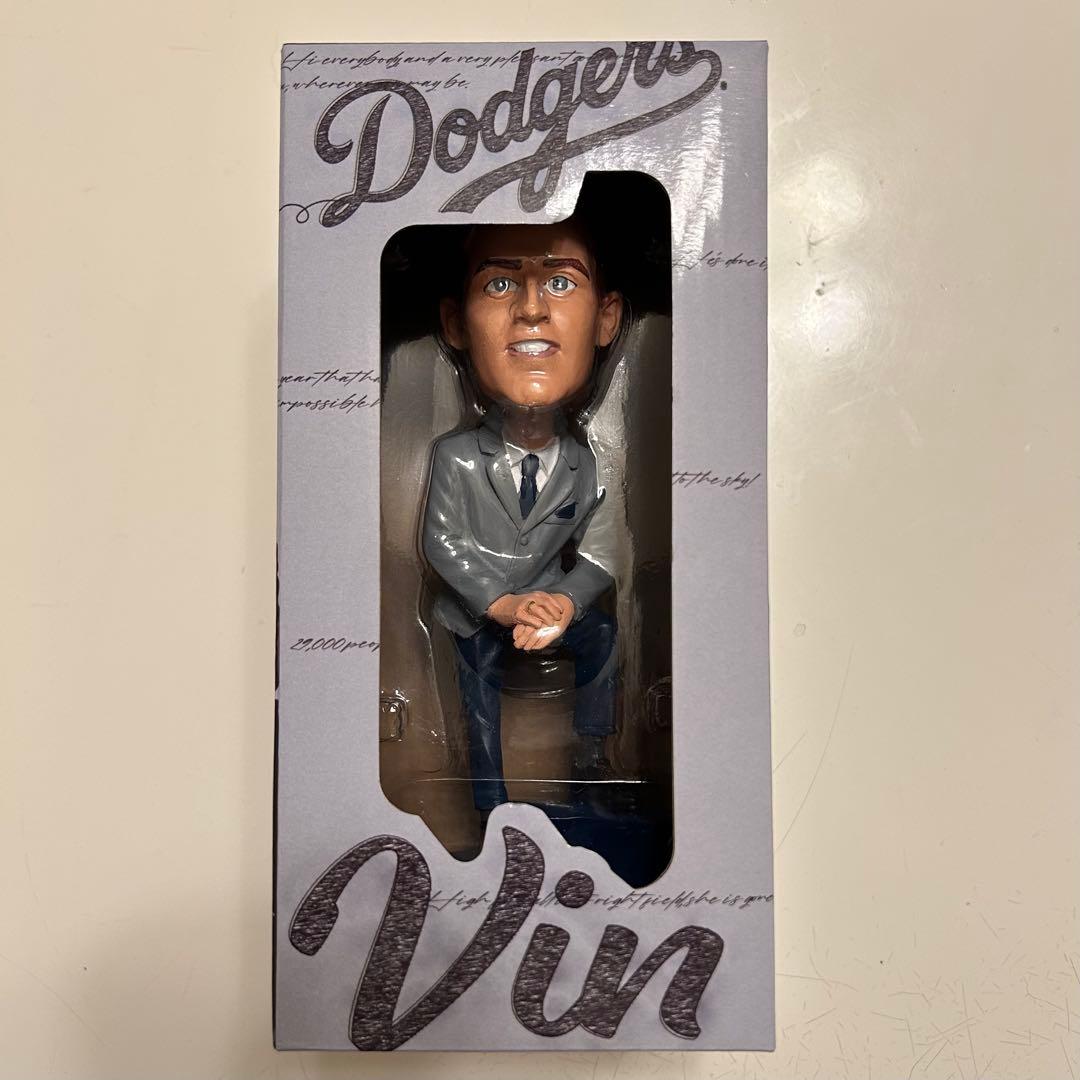 Dodgers Vin Scully ボブルヘッド2025年5月（未開封)