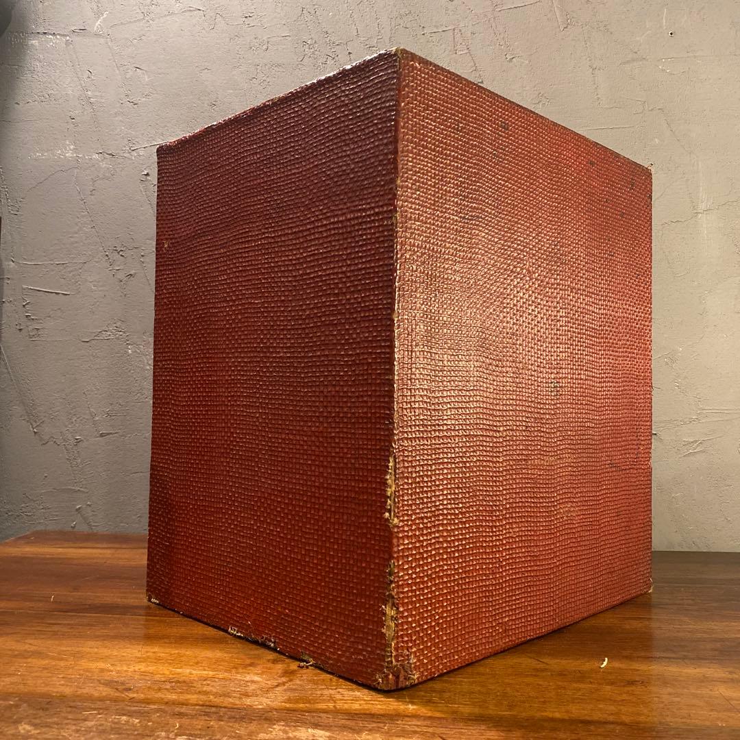 稀少 時代物 三段小引き出し 漆塗り 骨董品 古家具 古民家 蔵出し