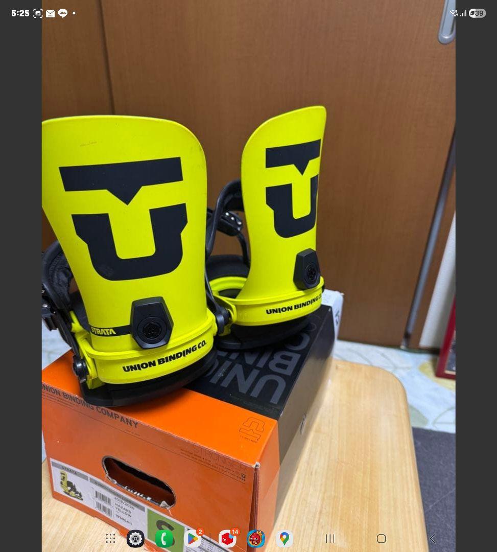 UNION STRATA HAZARD YELLOW Sサイズ