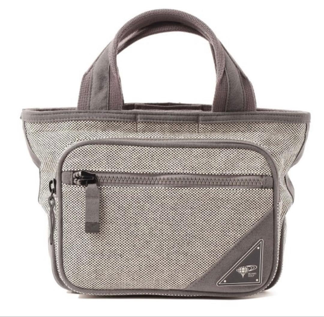 BEAMS GOLF NSG-COTTON CANVAS カートバッグ グレー