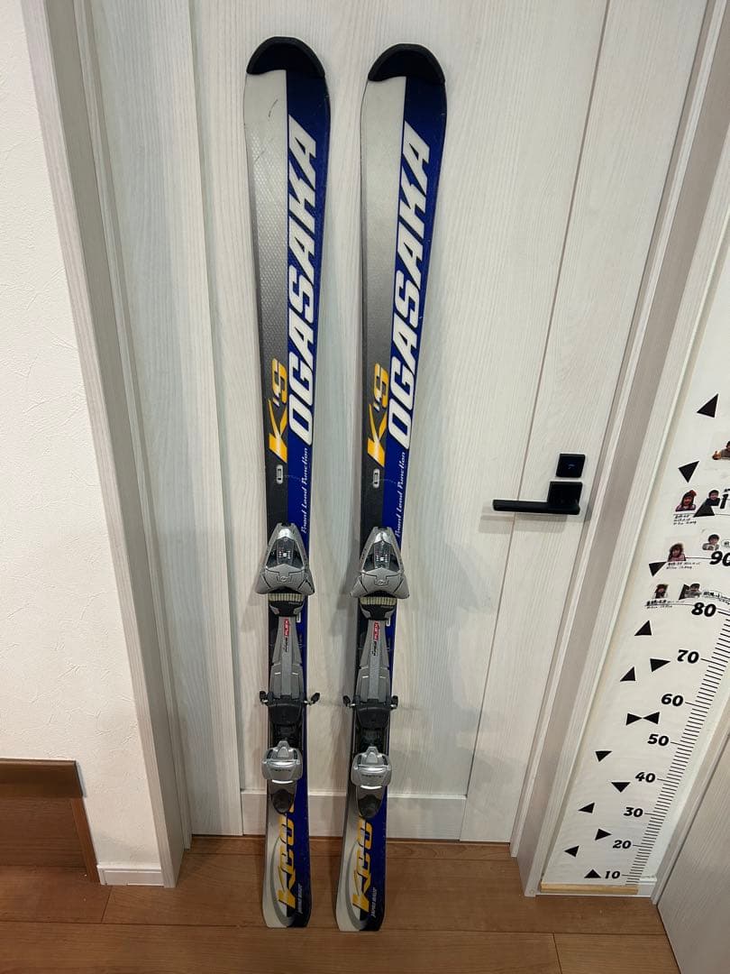 オガサカ スキー板　ビンディング付