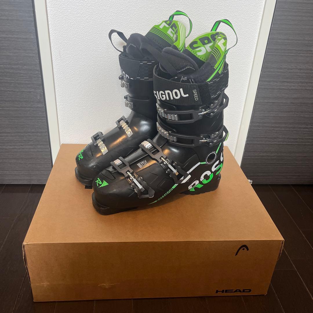 ROSSIGNOL スキーブーツ Speed80 黒/緑　26.5cm