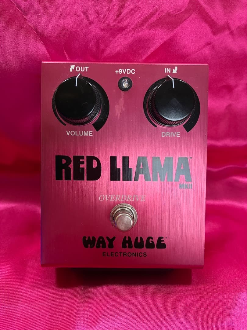 （美品）WAY HUGE RED LLAMA オーバードライブペダル