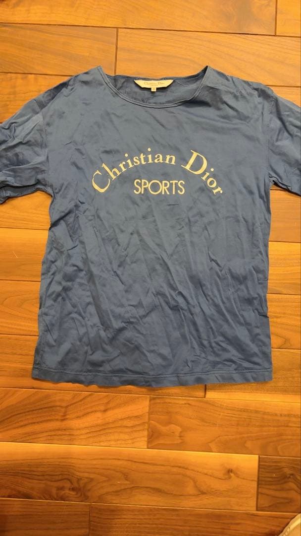 Christian Dior スポーツ Tシャツ Mサイズ 青