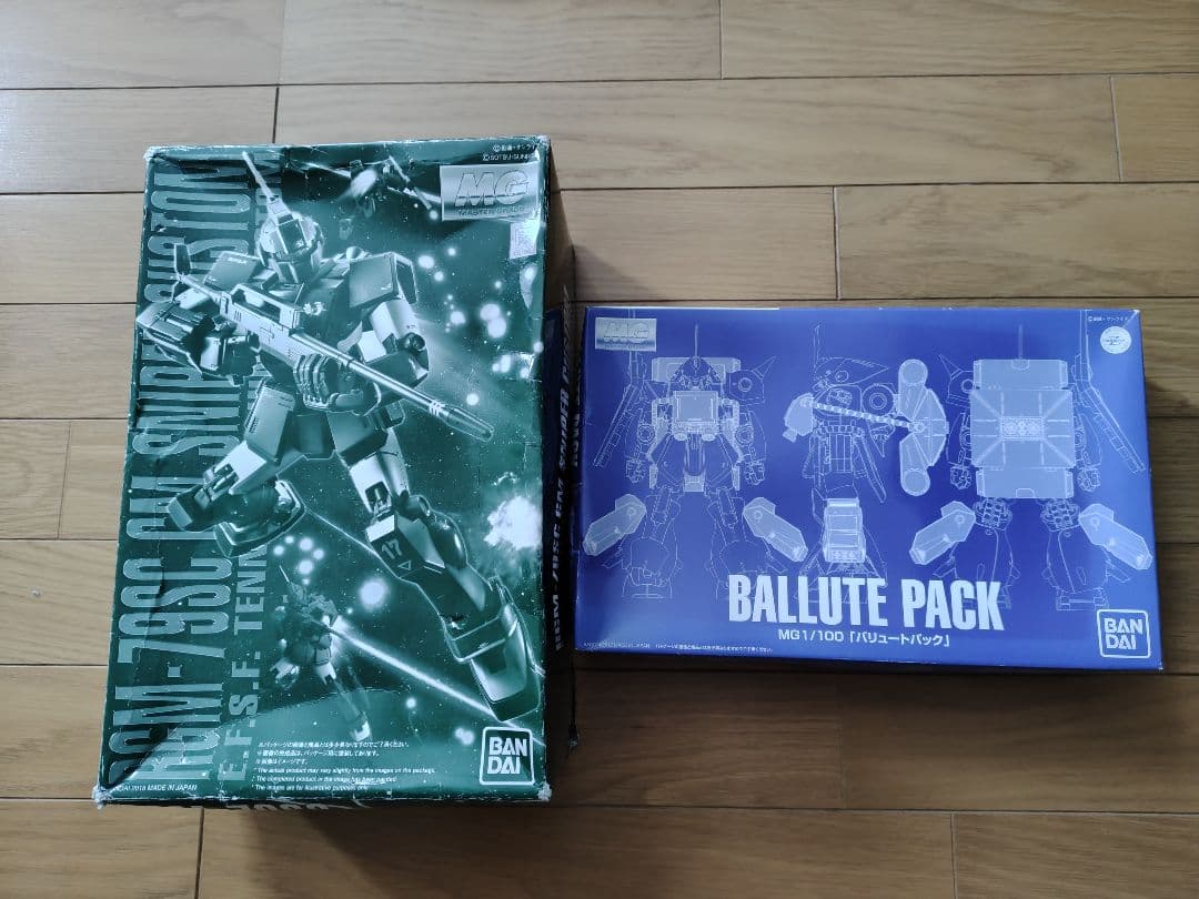 2個セット.MG ジム・スナイパーカスタム テネスAユング機.バリュートパック