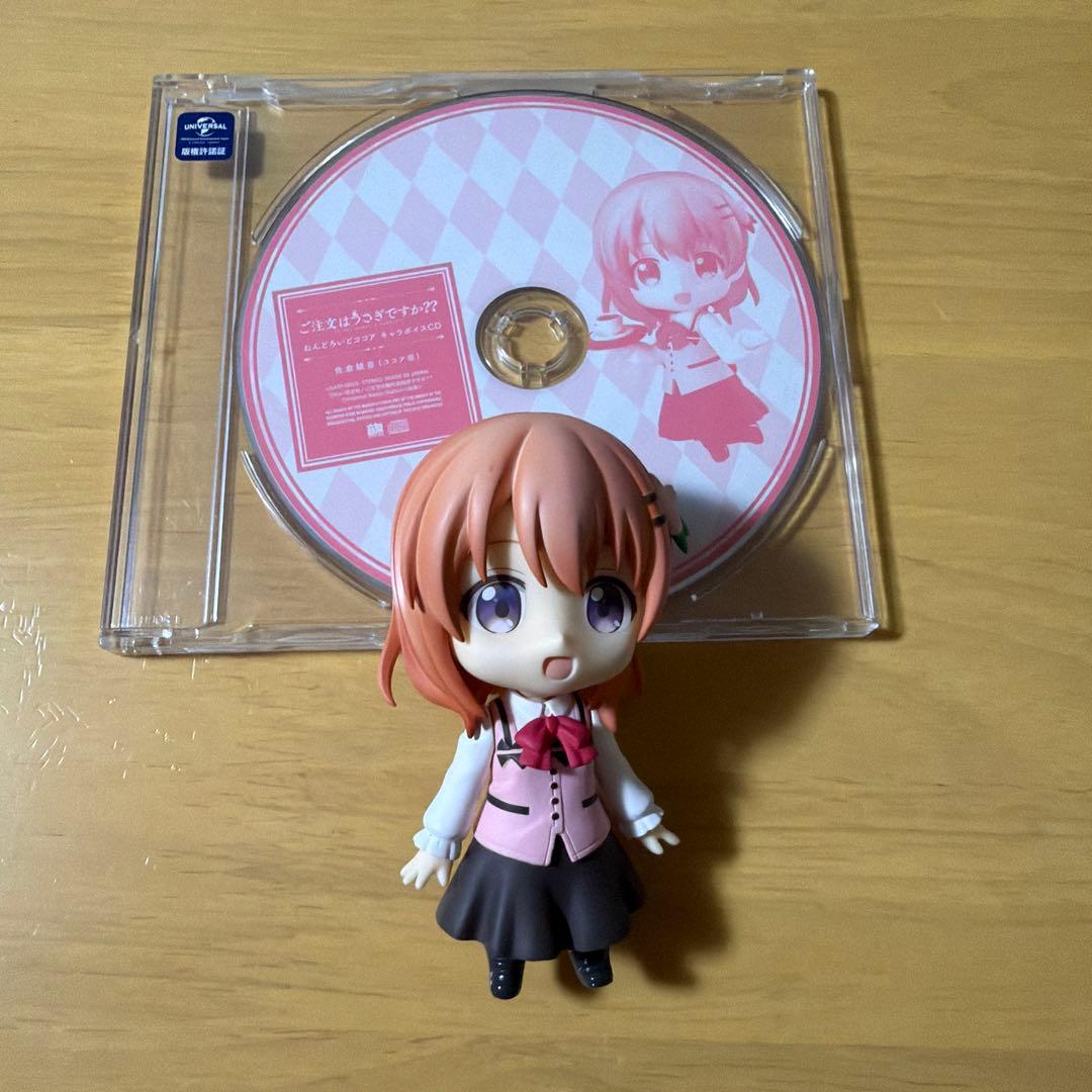 ねんどろいどココア 箱無し 犬尻尾接続パーツ欠品 キャラボイスCD付き