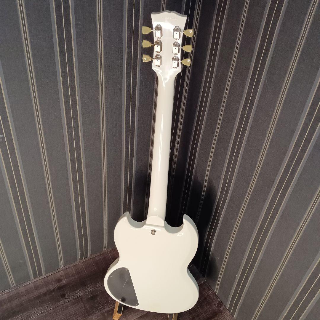 美品 BLITZ ブリッツ SG エレキギター ホワイト 白 エレキギター