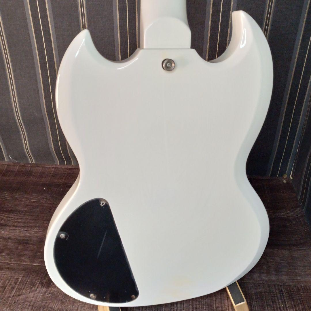 美品 BLITZ ブリッツ SG エレキギター ホワイト 白 エレキギター