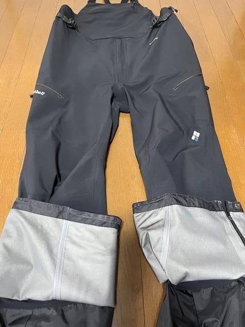 モンベル　パウダートラック　ビブパンツ　Lサイズ ゴアテックス