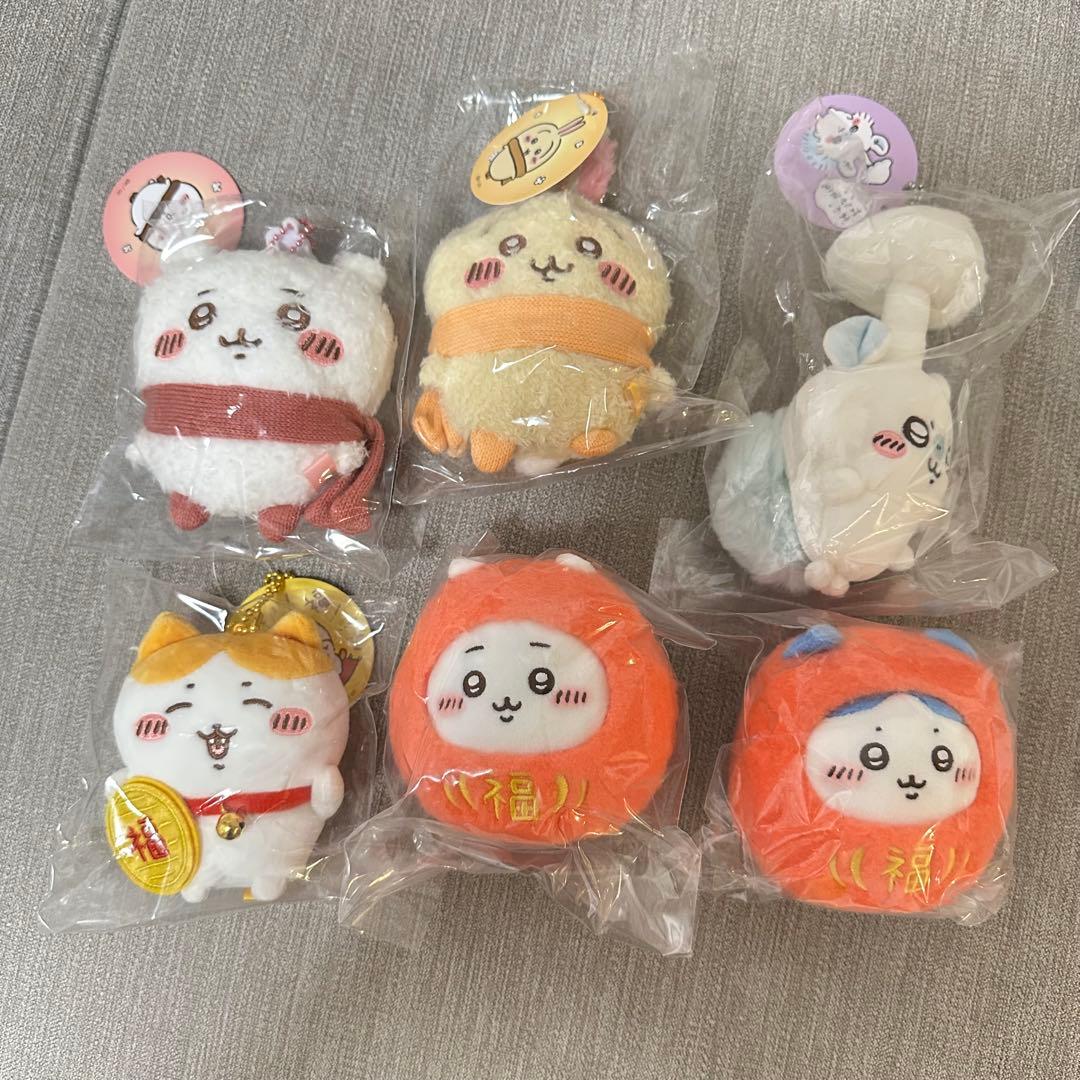 ちいかわ 招福 ハチワレ マスコット 招き猫　うさぎ　モモンガ