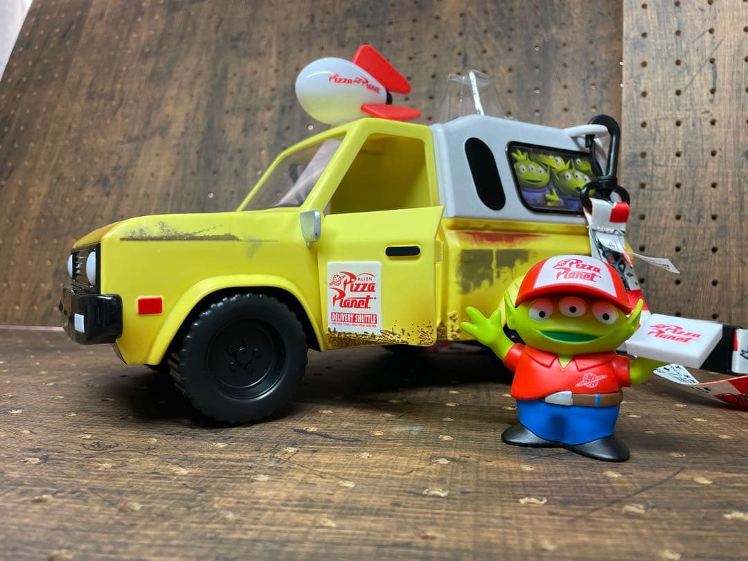 アメリカ　ディズニーランド ピザプラネット ポップコーンバケット