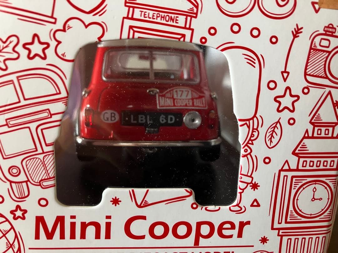 ミニクーパー モンテカルロ ラリー1967 177号車 1/18 赤 新品未使用