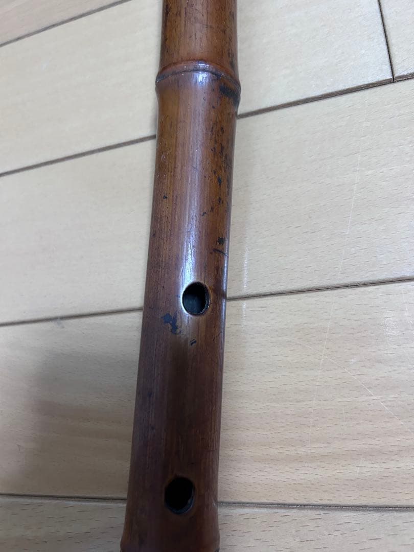 古い尺八　長さ57.5cm 明暗流？　古美術