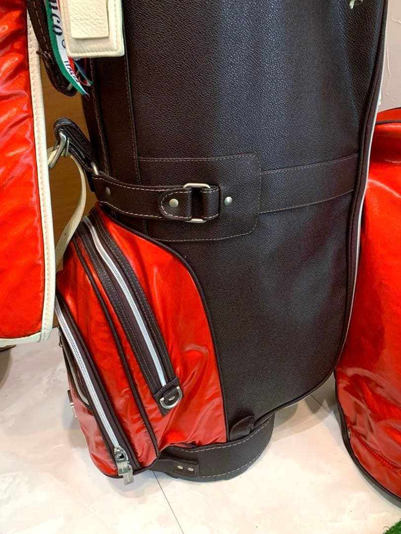 希少/完売/美品　Orobianco 本革 レザー使用　高級　キャディバッグ