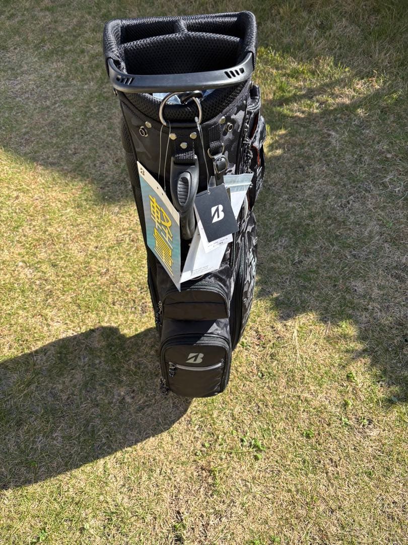 最終価格 ブリヂストン ゴルフバッグ 軽量 カモフラージュ色