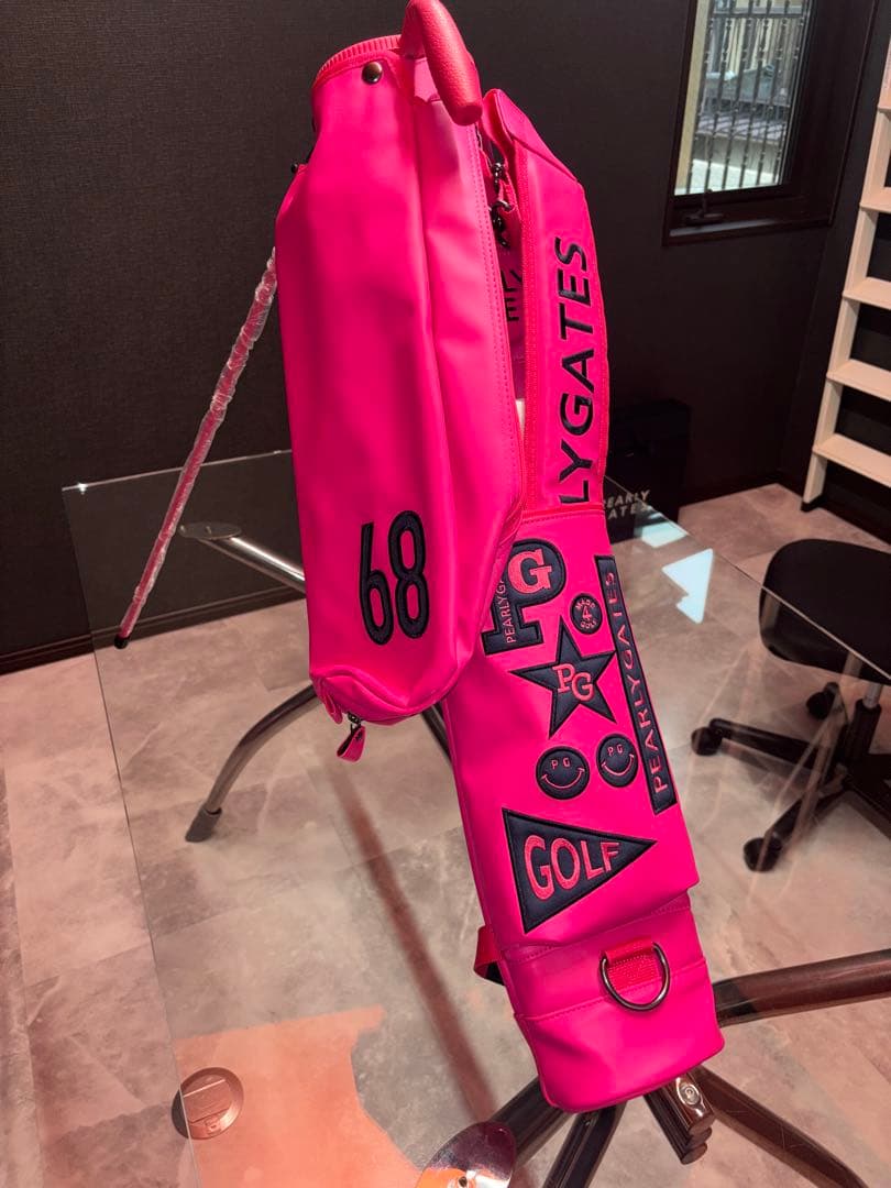 PEARLY GATES ピンクキャディバッグ