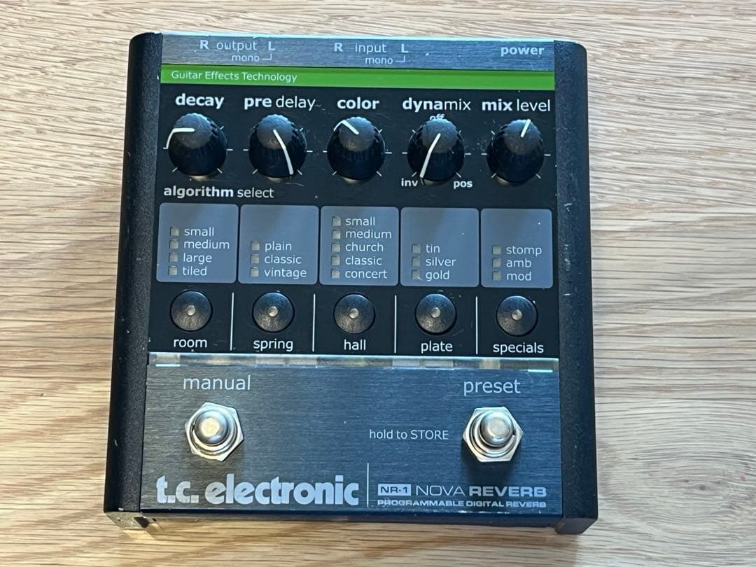 tc electronic Nova Reverb ギターエフェクター
