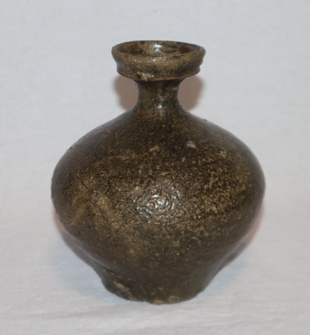 李朝　黒高麗徳利