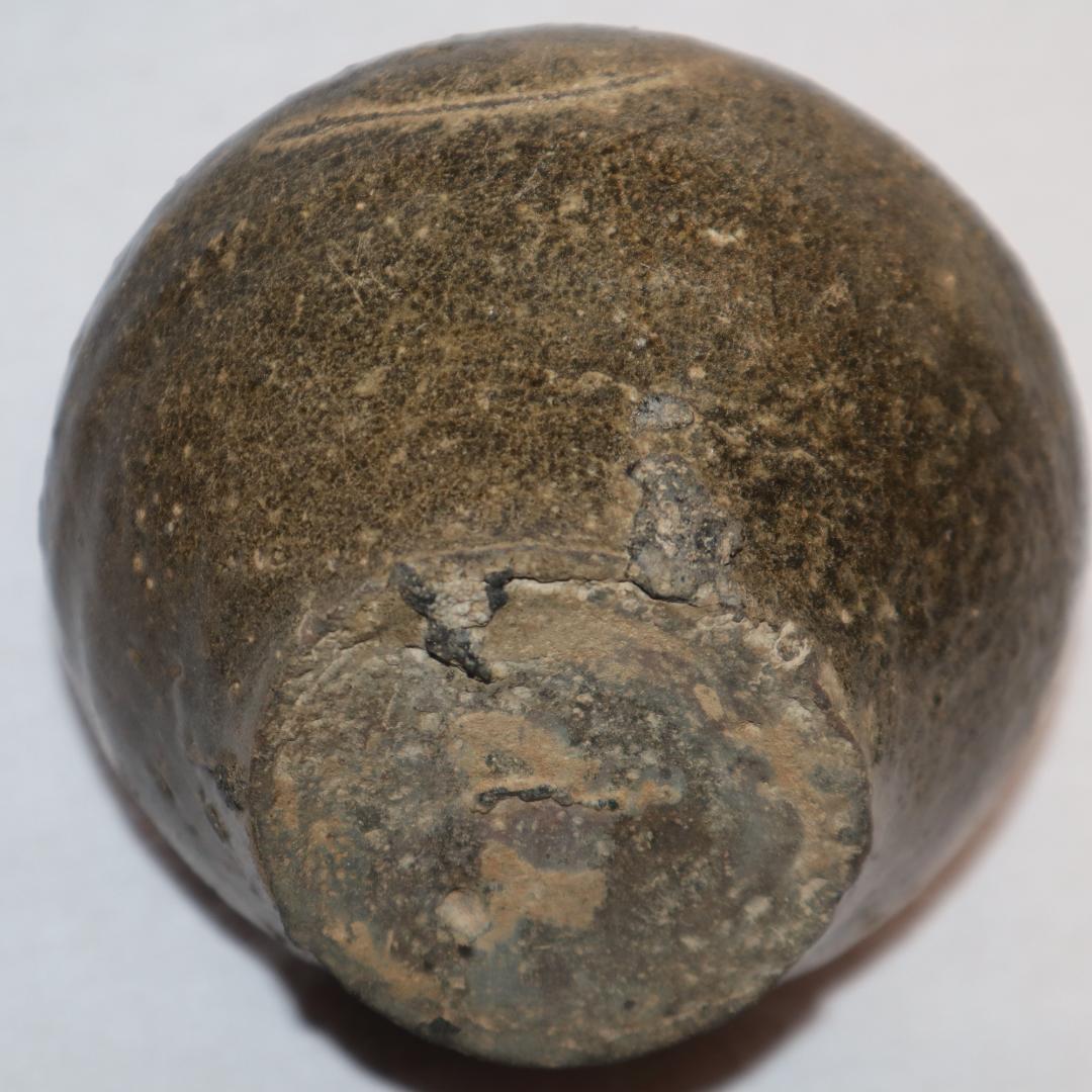 李朝　黒高麗徳利