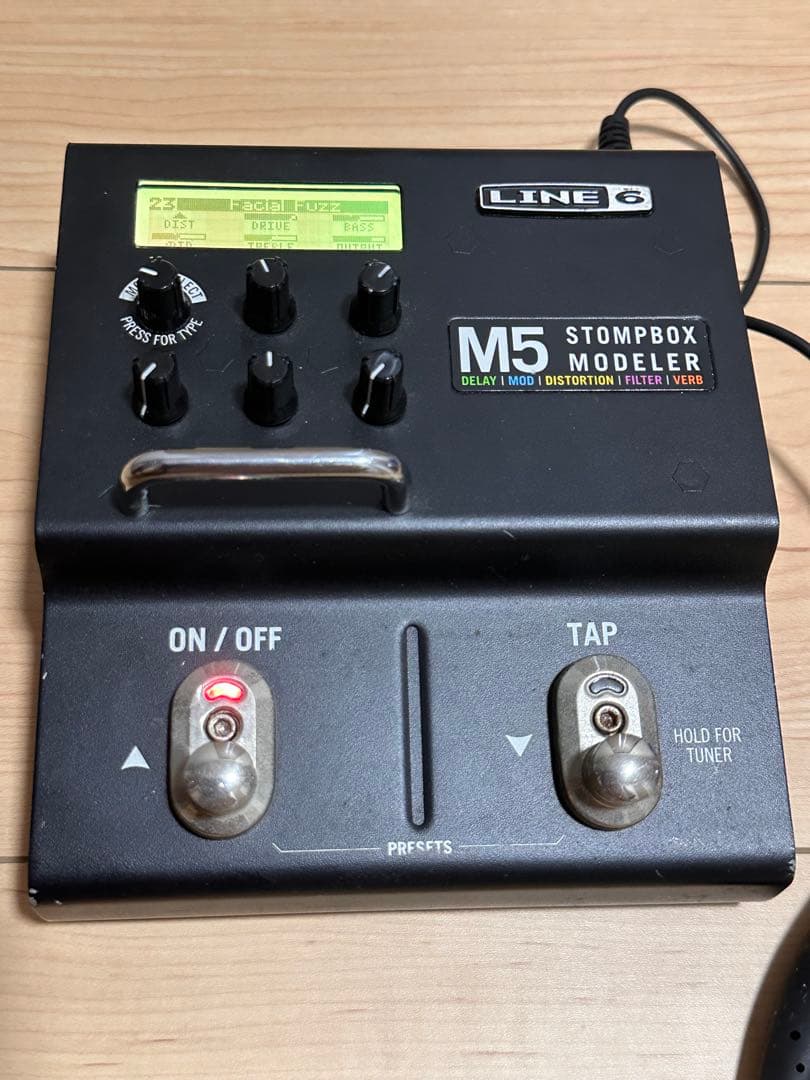 Line6 M5 Stompbox Modeler 本体＆純正アダプター付属
