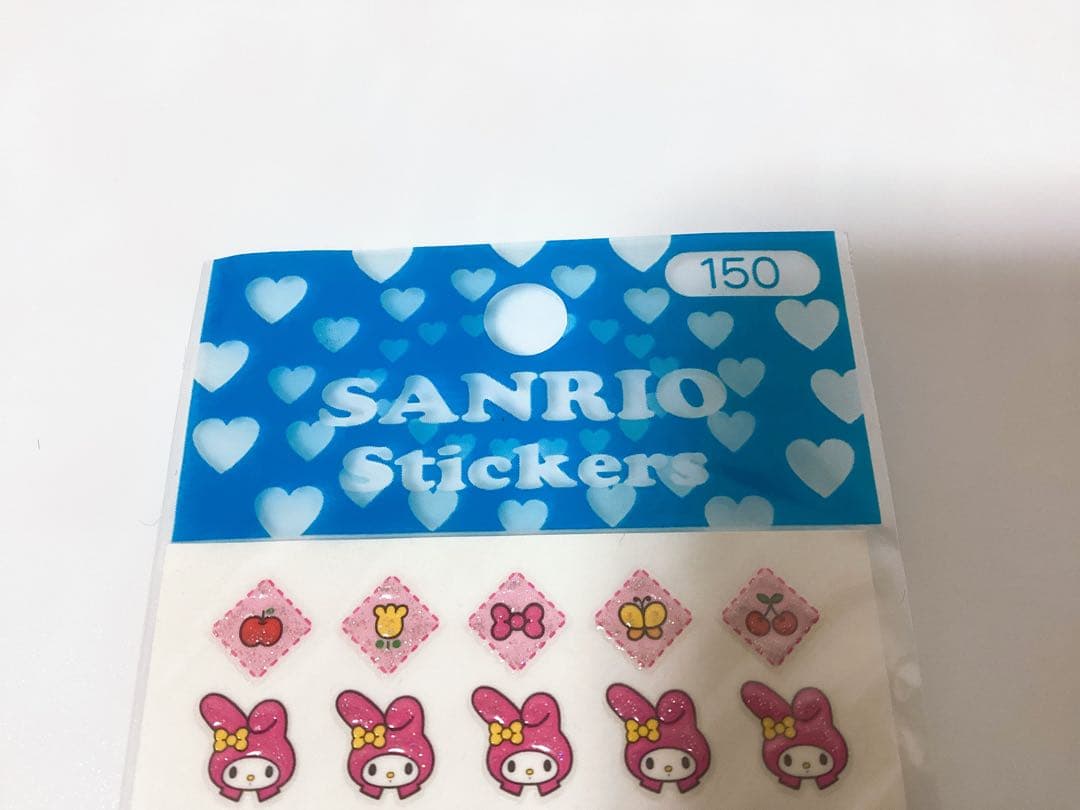 平成レトロ サンリオ ❤︎マイメロ❤︎ ❤︎キキララ❤︎ エンボスラメシール 5枚セット