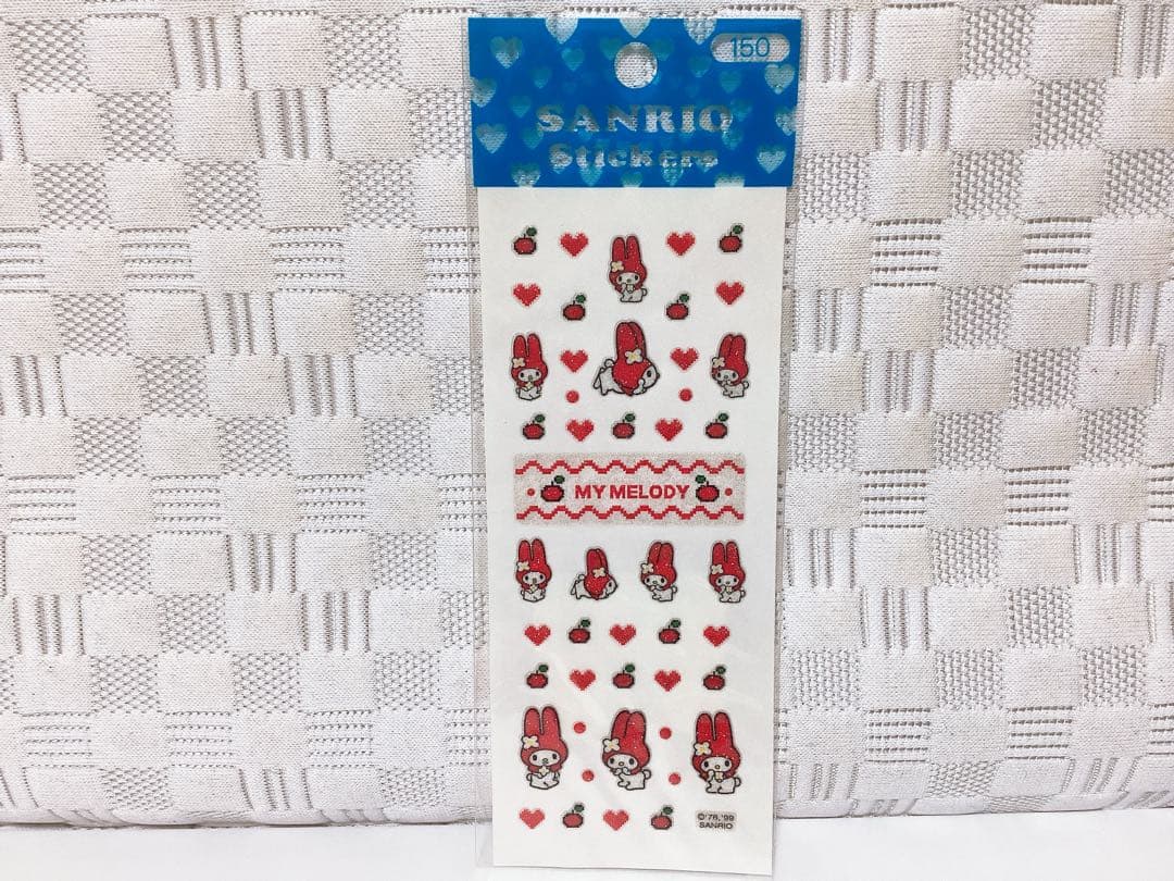 平成レトロ サンリオ ❤︎マイメロ❤︎ ❤︎キキララ❤︎ エンボスラメシール 5枚セット