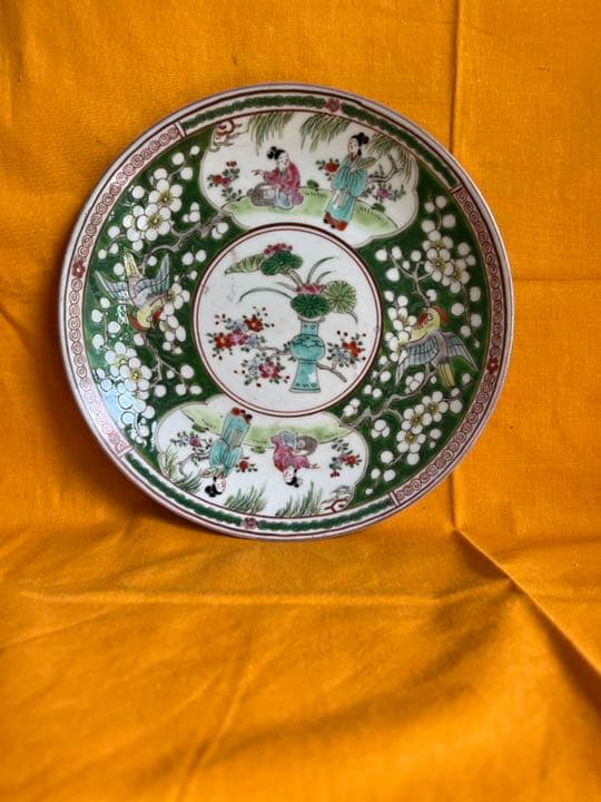 古美術 陶芸中国  中国 古美术 伊万里 九谷 染付花瓶 置物