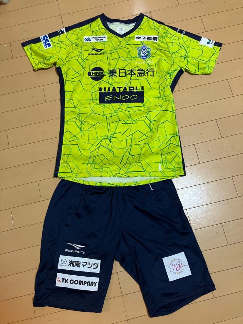 湘南ベルマーレアップシャツ選手支給品上下　サイズL