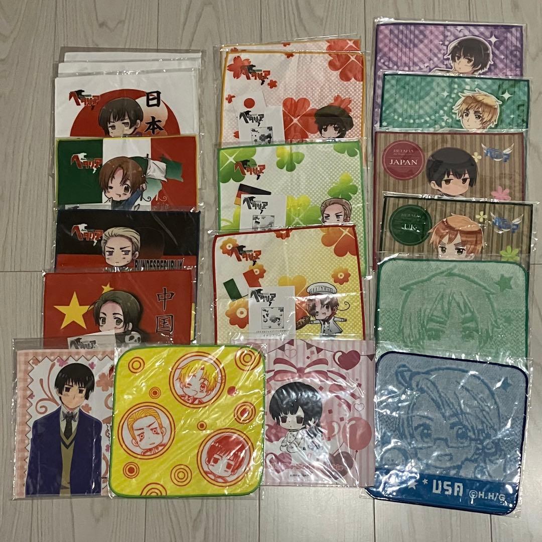 ヘタリア ハンカチ まとめ セット タオル