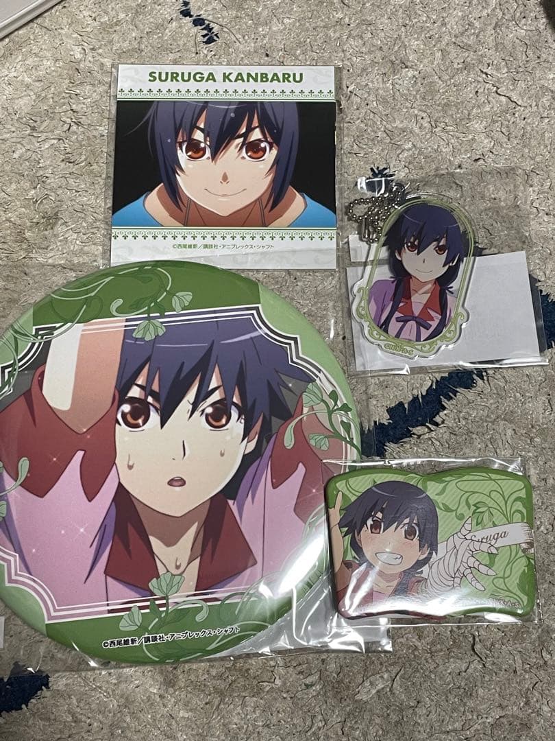 西尾維新 物語シリーズ 化物語 偽物語 グッズ セット ちゃれくじ 神原駿河