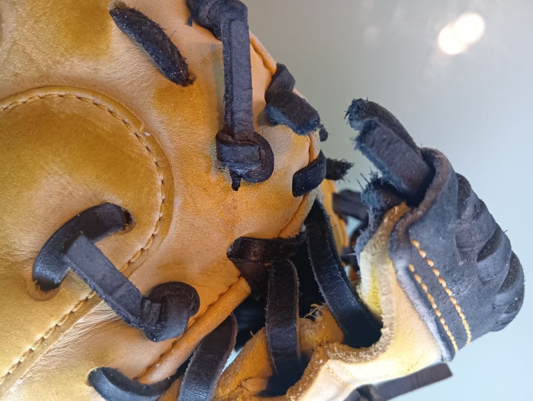 プロフェッショナルモデル 軟式グローブ イエロー/ブラック　一般