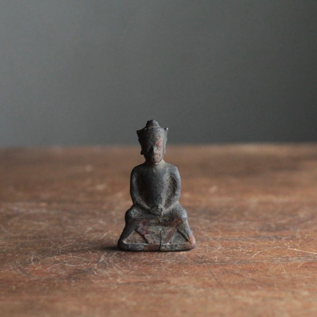 鋳銅仏 座像 仏教美術 古美術 古道具 アンティーク 古銅仏