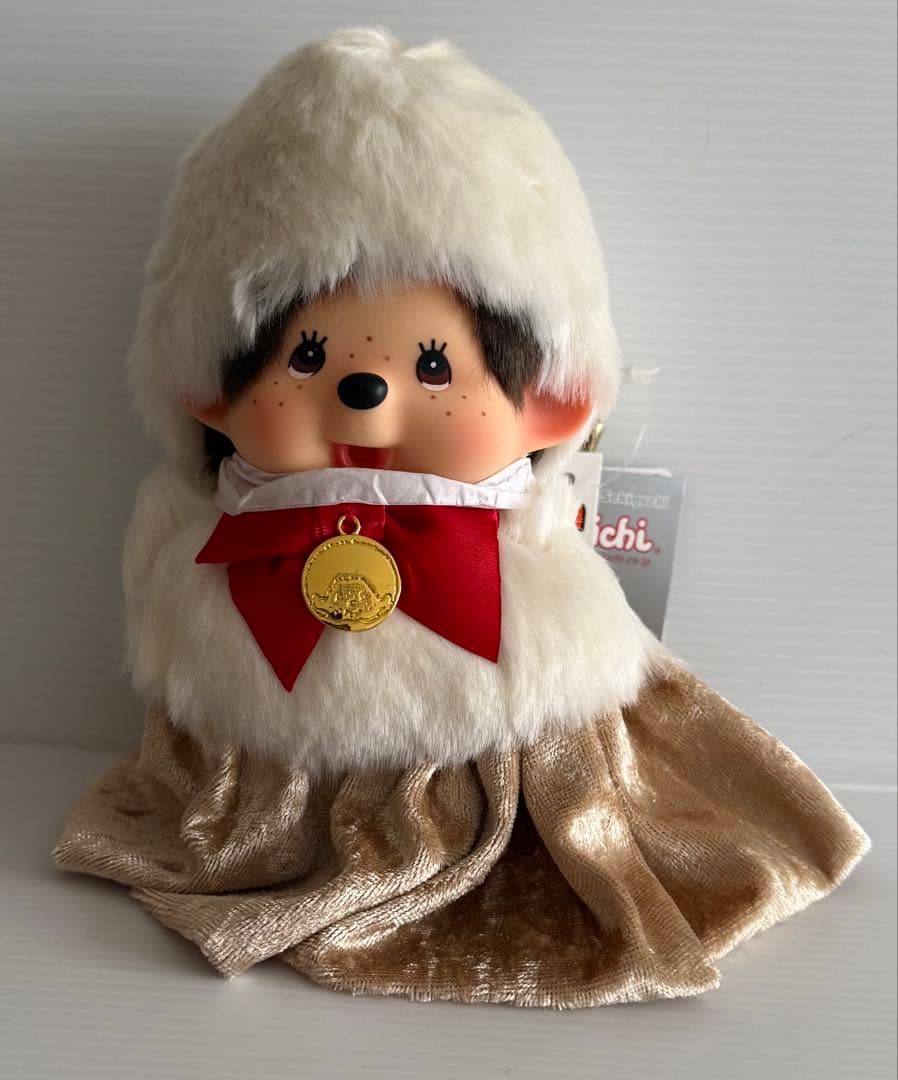 モンチッチFurMonchhichi CharmMascotBeige 未使用品