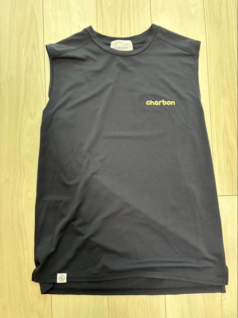 ウォーキング・ランニングウェア charbon DRY SMOOTH NO SLEEVE T-SHIRTS