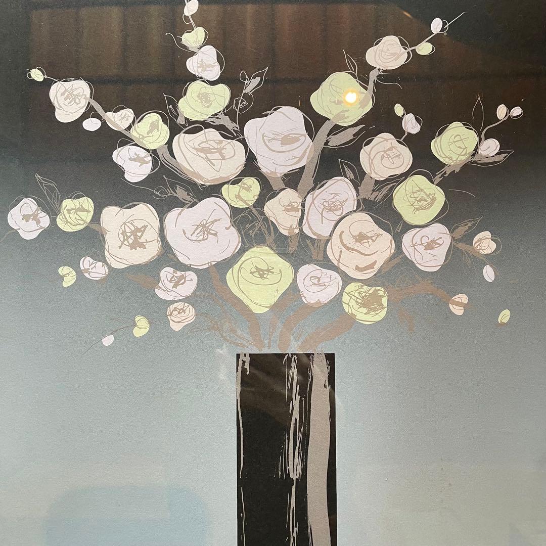 渡辺すすむ　「Mixed blossoms-B」　リトグラフ　26.1.18−1