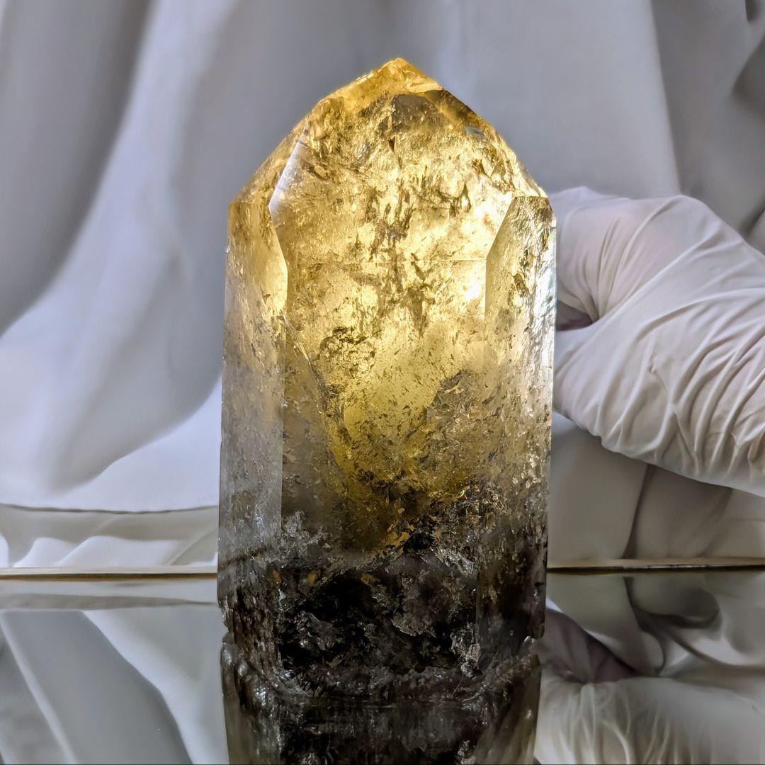 【難あり品】非加熱シトリン ポイント920 g