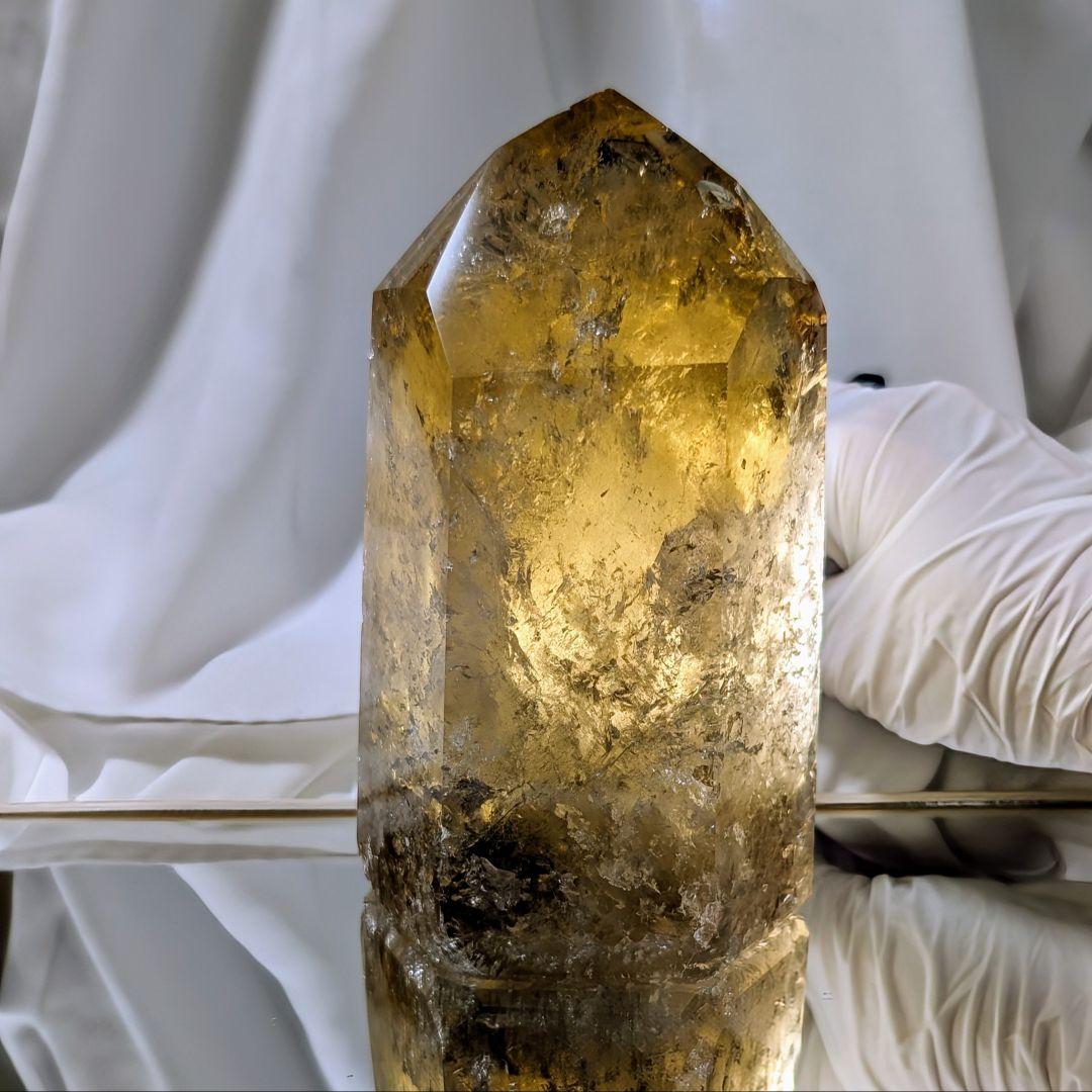 【難あり品】非加熱シトリン ポイント920 g