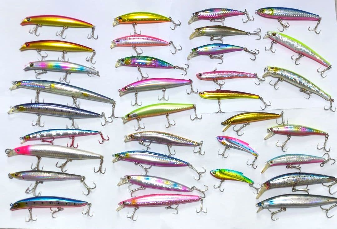 シーバス 青物 ヒラメ用ソルトルアー 人気ブランドセット合計33個