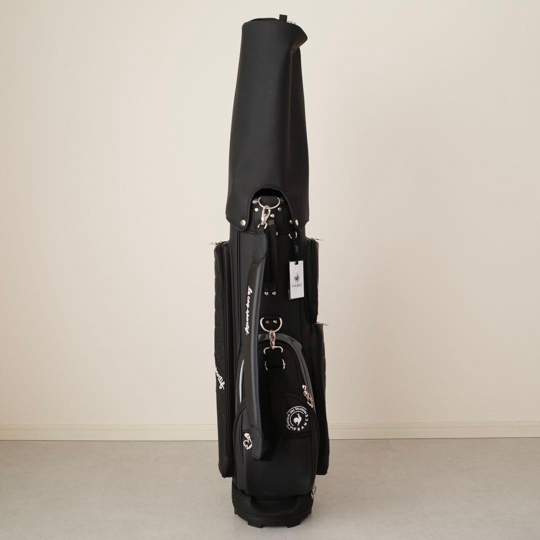 le coq sportif ゴルフ レディース キャディバッグ 黒 フード付き
