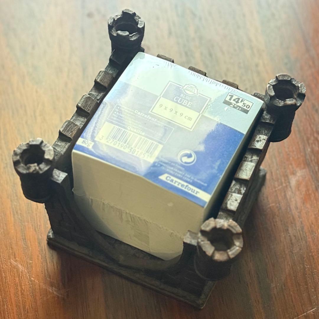 【英国アンティーク】お城のかたちのMemoレタートレイ