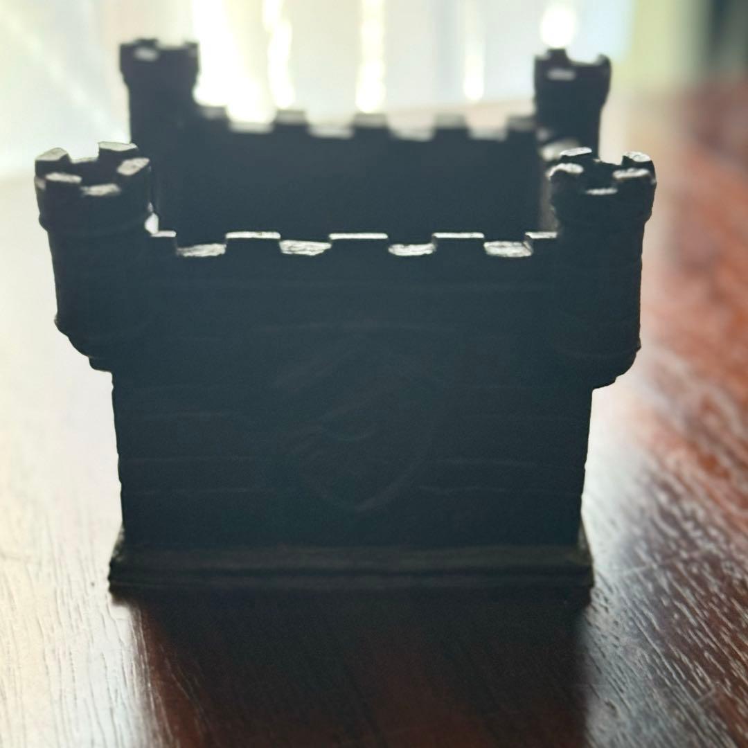 【英国アンティーク】お城のかたちのMemoレタートレイ