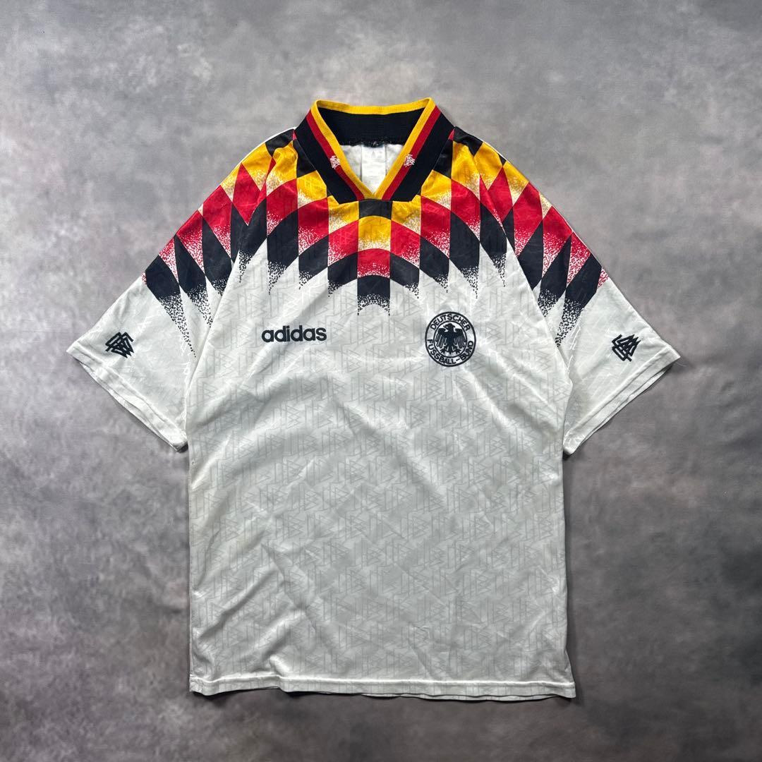 あ adidas デサント90s ドイツユニフォーム　マテウス　R95.