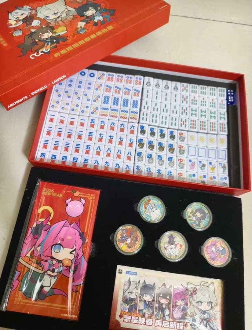 アークナイツ　エンドフィールド　中国限定　ローソン　ミニ麻雀セット